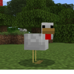 The duck from minecraft