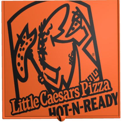 Caesars Pizza Box