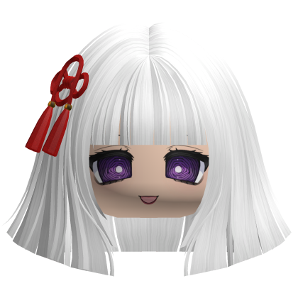 ❀ Ubuyashiki Sibling - Hinaki's White Hair w/ Face