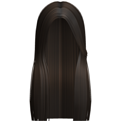 Dark Brown Baddie Straight Long Hair Roblox item