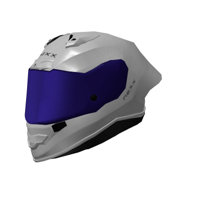 Motorcycle Helmet PBR TEXTURE WHITE PURPLE VISOR