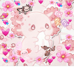 Strawberry axolotl squad