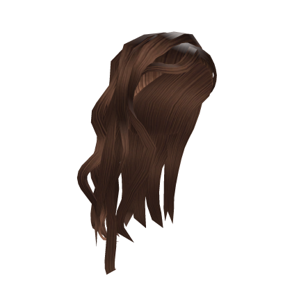 Bossed Up Long Brown Hair Roblox item