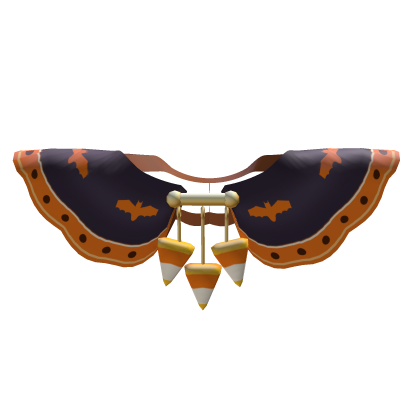 [R6] 🎃 Halloween Bat and Candy Corn Dress Collar