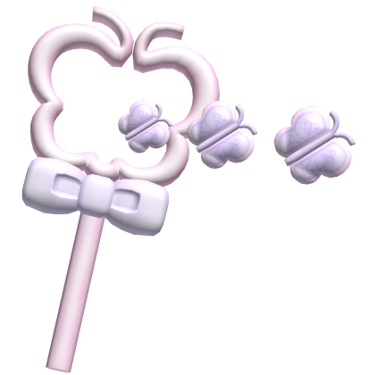 ♡ : magical pink butterfly wand Roblox item