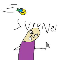 yelling creature commits toaster bathtub survival!