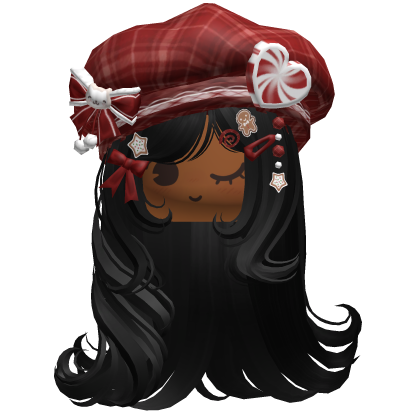 ♡ Christmas Fluffy Beret Combo (Black)