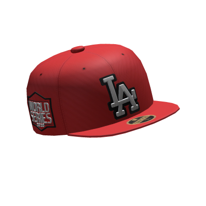 Red LA Baseball Cap Roblox