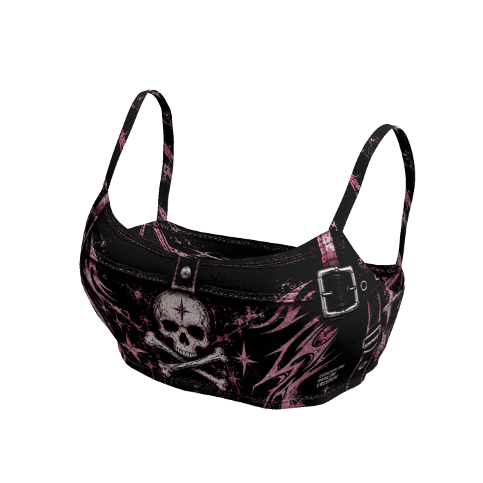 ✅🔴Y2K Black Skull Grunge Cami Top✅🔴
