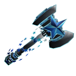 Magical Aqua Galaxy Starfall Hammer