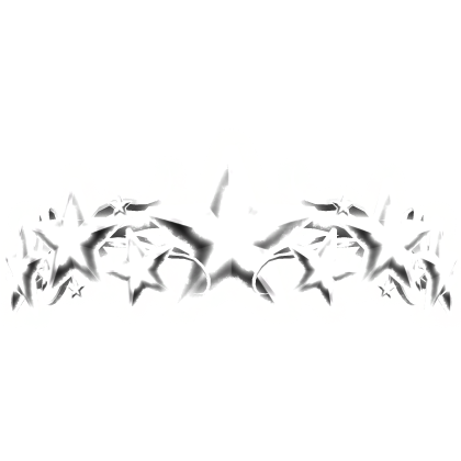 Glowing Silver Star Sigil Crown Roblox item