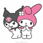 Kuromi and melody hangout