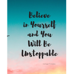 #believe in yourself
