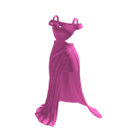 Hot Pink heart shape dress