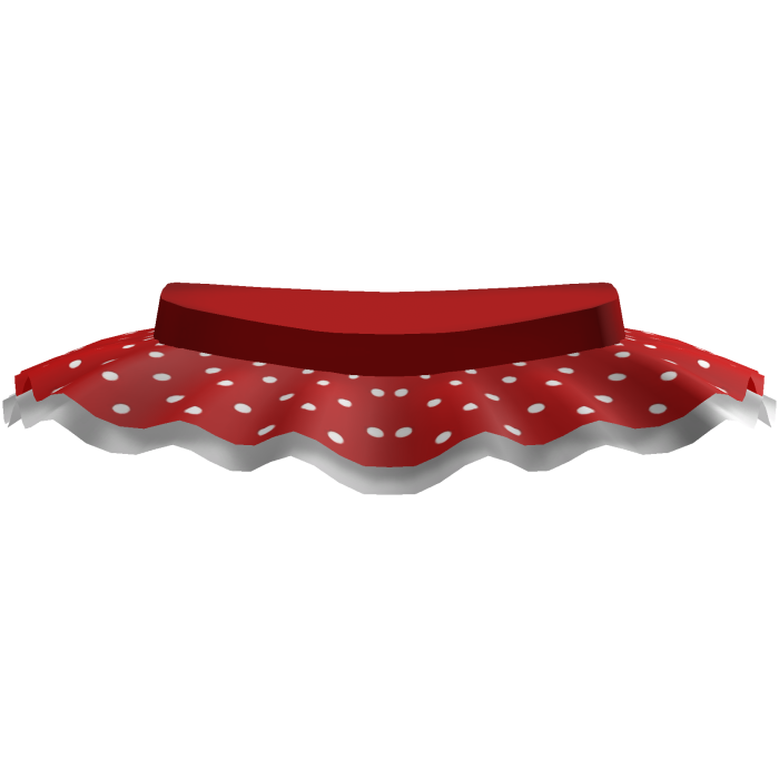 cute red polka dot mini skirt tutu ♡