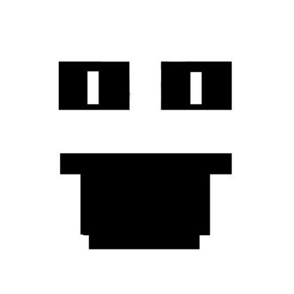 Purple guy face 8-bit Roblox decal