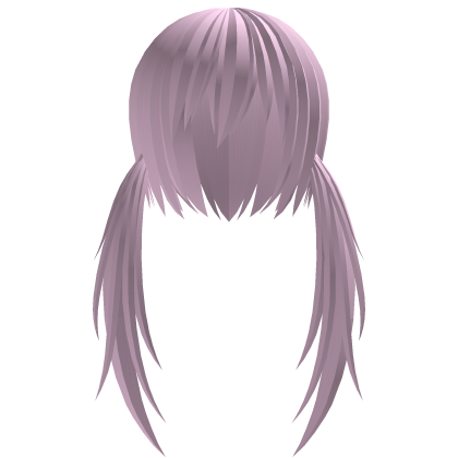 Long Choppy Anime Twintails (Light Pink) Roblox item