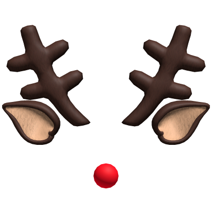Reindeer Antlers Rudolph Christmas Hat Nose Ears