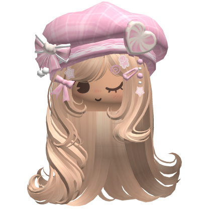 ♡ Christmas Fluffy Beret Combo (Blonde)
