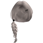 ♡ : cute ash Braid hair
