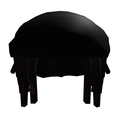 Black Durag with Dreads Roblox item