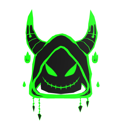 Green Cartoony Evil Hood