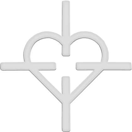 cute fawn deer crosshair - white