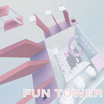Pink n White Cloud Tower