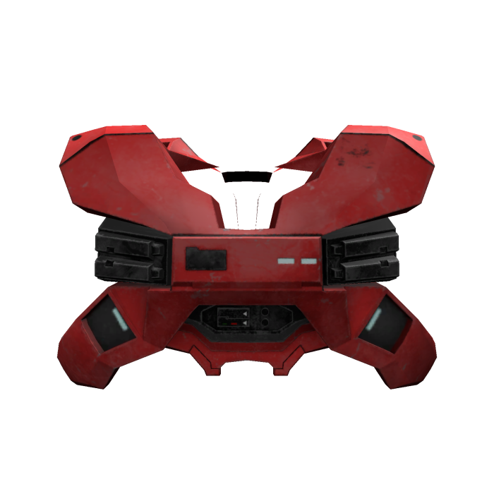 Augmented Solider's "Sunder" Red Chestplate