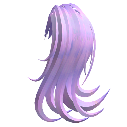 Pastel Lavender Left Side Ponytail Extension 2 Roblox item