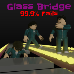 99.9% FAILS (IMPOSSIBLE) Glass Bridge Obby!