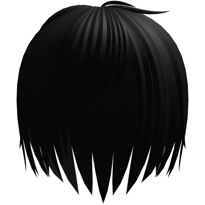 🝦ᆺᴗ, kawaii vkei anime boy hair ҂ black Roblox item