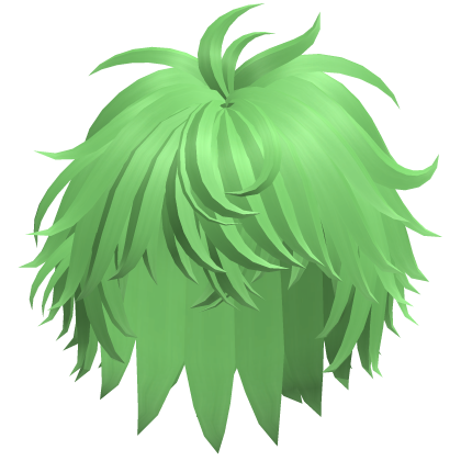 Alt Messy Shaggy Spiky Hair (Green)