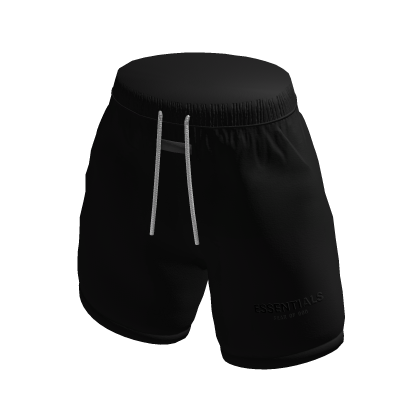 Black Essential Shorts