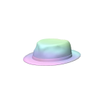 Pastel Rainbow Fedora