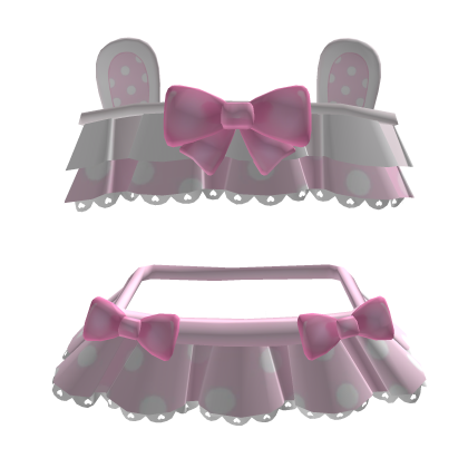 cute pink bunni set