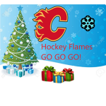 HOCKEY FLAMES GO GO GO!
