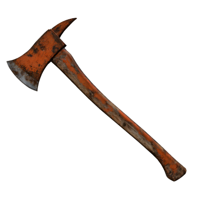 rusty axe