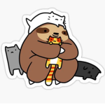 Epic sloth girl