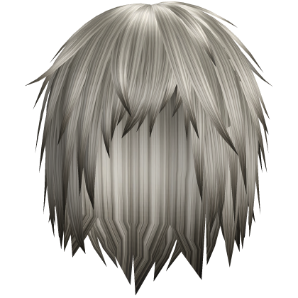 silver blonde emo moe hair 22.  Roblox item