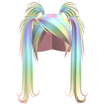Rainbow Pigtails