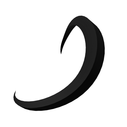 ✧ Swoop Hair Cowlick (Black) ✧ Roblox item