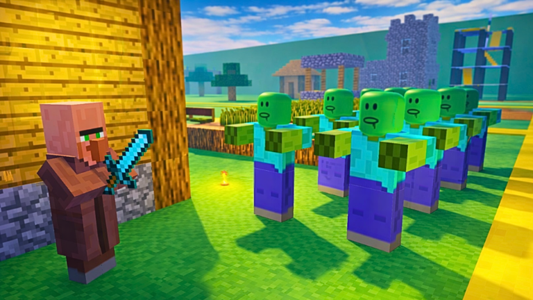 Village Vs Zombie Attack screenshot 1