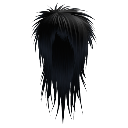 Black/Blue Long Vkei Scene Emo Hair Roblox item