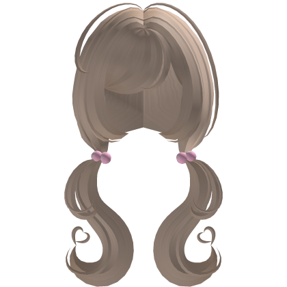 ♡ adorable heart moe pigtails in blonde