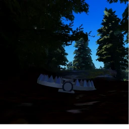 Bear trap forest survival icon