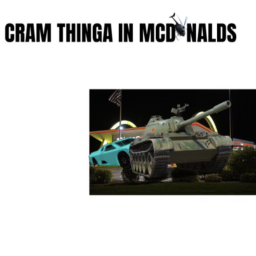 cram thinga in mconalds