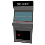 Classic small video game machine