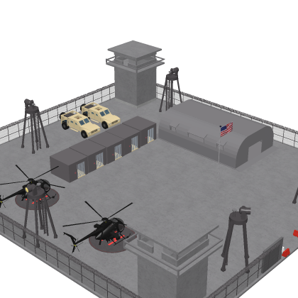 Military Base Prison Camp War Zone Army Soldier Te
