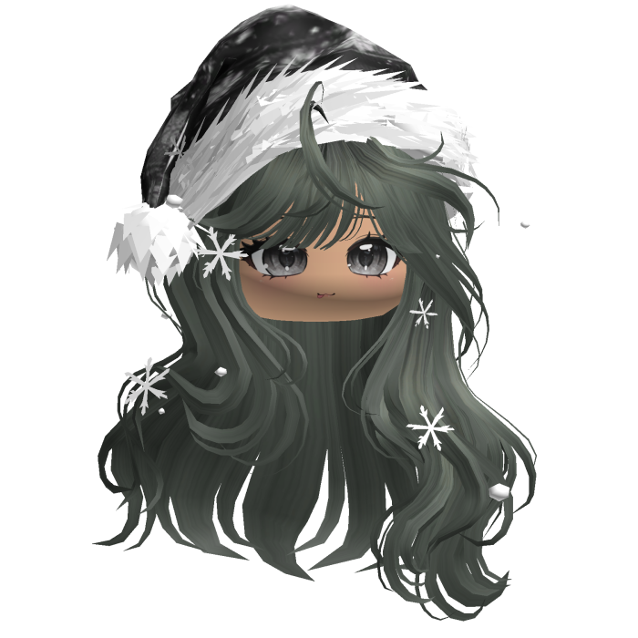 Christmas Waves w/Santa Hat (Green)